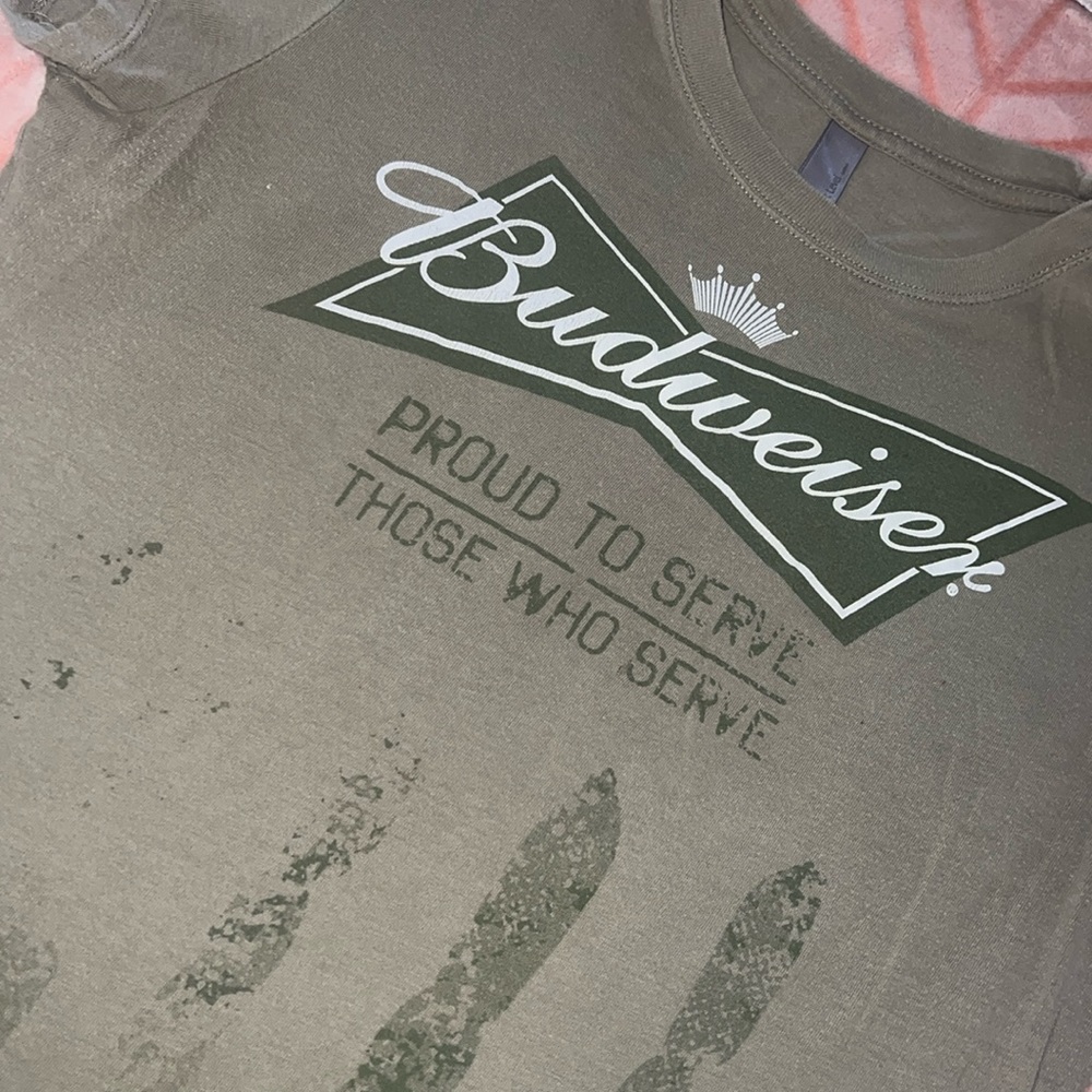 Budweiser proud to serve t shirt